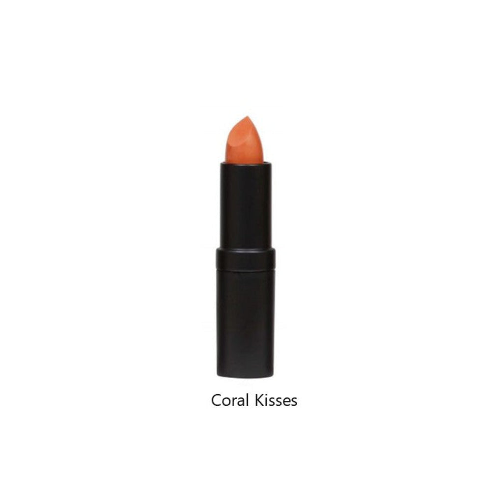 Lipstick with Coral Kisses text at bottom